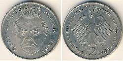 2 Mark Germania Ovest (1949-1990) Rame/Nichel 