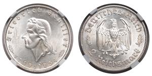 2 Mark Deutsches Reich (1933-1945) Silber 
