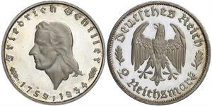 2 Mark Deutsches Reich (1933-1945) Silber 