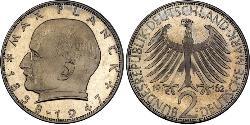 2 Mark Geschichte der Bundesrepublik Deutschland (1949-1990) Silber 