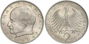 2 Mark Geschichte der Bundesrepublik Deutschland (1949-1990) Silber 