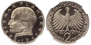 2 Mark Geschichte der Bundesrepublik Deutschland (1949-1990) Silber 