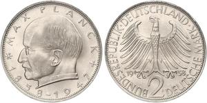 2 Mark Geschichte der Bundesrepublik Deutschland (1949-1990) Silber 