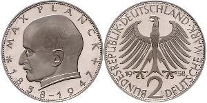2 Mark Geschichte der Bundesrepublik Deutschland (1949-1990) Silber 