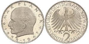 2 Mark Geschichte der Bundesrepublik Deutschland (1949-1990) Silber 