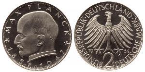 2 Mark Geschichte der Bundesrepublik Deutschland (1949-1990) Silber 