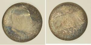 2 Mark Königreich Bayern (1806 - 1918) Silber Otto (Bayern)(1848 – 1916)
