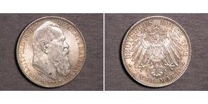 2 Mark Königreich Bayern (1806 - 1918) Silber Otto (Bayern)(1848 – 1916)