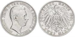 2 Mark Mecklenburg-Schwerin (1352-1918) Silber Frederick Francis IV, Grand Duke of Mecklenburg (1882 - 1945)