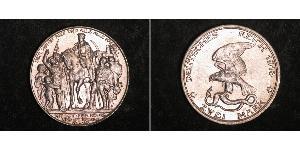 2 Mark Kingdom of Prussia (1701-1918) Silver 