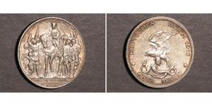 2 Mark Kingdom of Prussia (1701-1918) Silver 