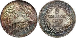 2 Mark New Guinea 銀 