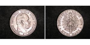 2 Mark 普魯士王國 (1701 - 1918) 銀 威廉一世 (德国)