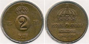 2 Ore Suecia Bronce 