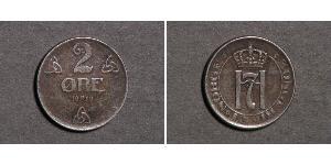 2 Ore Norvège Bronze 