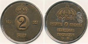 2 Ore Suède Bronze 
