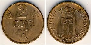 2 Ore Norvegia Bronzo 