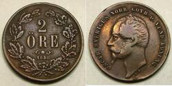 2 Ore Schweden Kupfer 