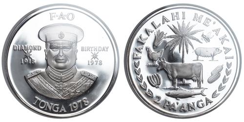2 Paanga Tonga Argent 