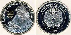 2 Paanga Tonga Silber 
