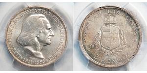 2 Pengo Kingdom of Hungary (1920 - 1946) Argento Franz Liszt