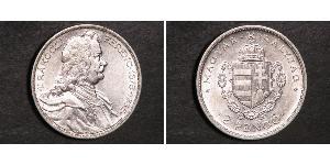 2 Pengo Kingdom of Hungary (1920 - 1946) Argento 