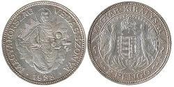 2 Pengo Hungary (1989 - ) Silver 