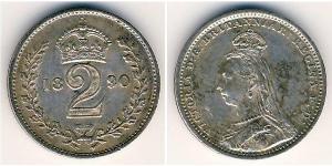 2 Penny Regno Unito  Argento 