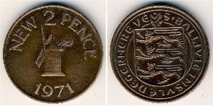 2 Penny  Bronce 