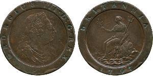 2 Penny Kingdom of Great Britain (1707-1801) Copper George III (1738-1820)