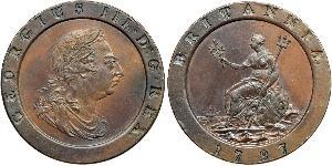 2 Penny Kingdom of Great Britain (1707-1801) Copper George III (1738-1820)