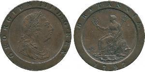2 Penny Royaume de Grande-Bretagne (1707-1801) Cuivre George III (1738-1820)