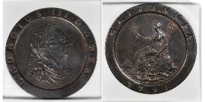 2 Penny Königreich Großbritannien (1707-1801) Kupfer Georg III (1738-1820)