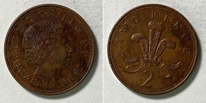 2 Penny Regno Unito (1922-)  Elisabetta II (1926-2022)