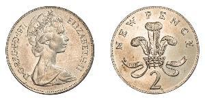 2 Penny United Kingdom (1922-) 銅 伊丽莎白二世 (1926-2022)