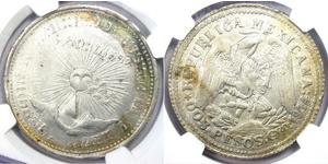 2 Peso Mexique (1867 - ) Argent 