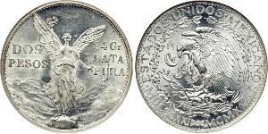 2 Peso Mexique (1867 - ) Argent 