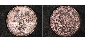 2 Peso Mexique (1867 - ) Argent 