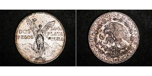 2 Peso Mexique (1867 - ) Argent 