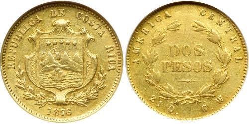 2 Peso Costa Rica (1821 - ) Or 