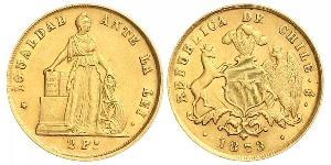 2 Peso Chile Oro 