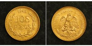 2 Peso Messico (1867 - ) Oro 