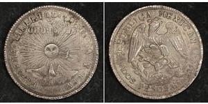 2 Peso México (1867 - ) Plata 