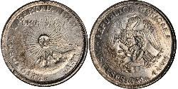 2 Peso Mexiko (1867 - ) Silber 