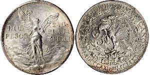 2 Peso Mexiko (1867 - ) Silber 