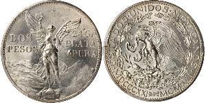 2 Peso United Mexican States (1867 - ) Silver 