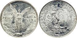 2 Peso 墨西哥 銀 