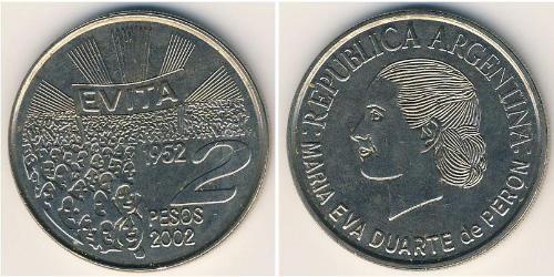 2 Peso 阿根廷 銅/镍 