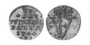 2 Pfennig Anhalt-Bernbourg (1603 - 1863) Billon Argent Victor-Frédéric d