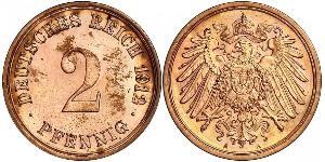 2 Pfennig Alemania Bronce 